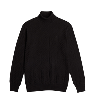 G-Star Zig-Zag Structure Turtle Knitted jumper black