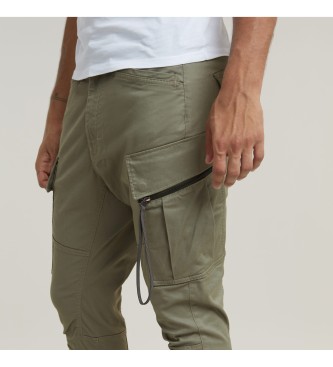 G-Star Hlače Zip Pocket 3D Skinny Cargo 2.0 rjava zelenkasto rjava