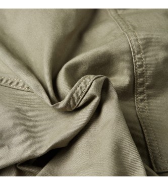 G-Star Spodnie Zip Pocket 3D Skinny Cargo 2.0 brązowe zielonkawo-brązowe