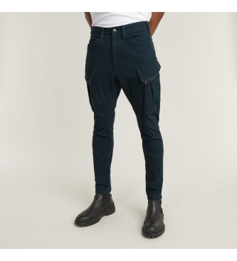 G-Star Pantaloni cargo skinny 3D con tasca con zip blu scuro