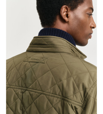 Gant Windcheater quilted coat green