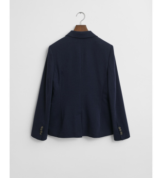 Gant Blazer Americana Slim Fit en piqué marine