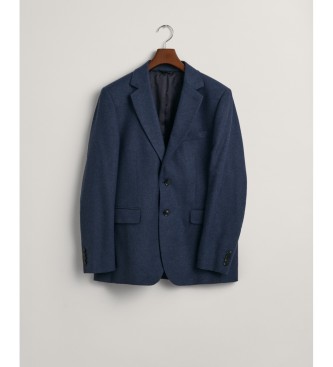Gant Suit jacket with navy herringbone pattern