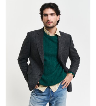 Gant Americana De Traje Slim Fit Donegal gris oscuro