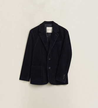 Gant Chaqueta de traje de pana azul marino
