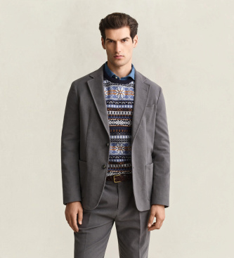 Gant Americanas Moleskin Suit Jacket anthrazit