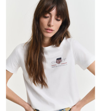 Gant Maglietta bianca Archive Shield