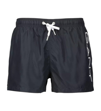 Gant Black lightweight swim shorts