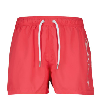 Gant Short de bain lger rouge