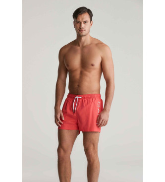 Gant Costume da bagno corto leggero rosso