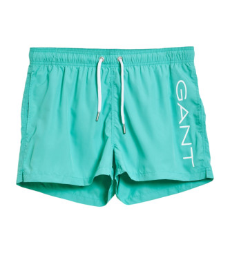 Gant Lightweight turquoise swim shorts