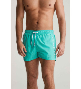 Gant Lttviktiga turkosa badshorts