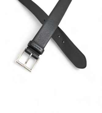 Gant Classic black leather belt