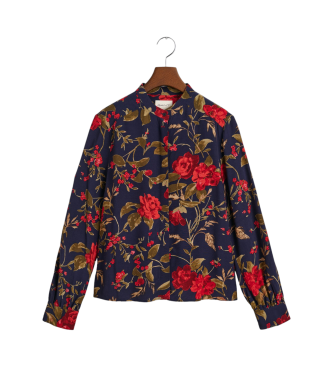 Gant Blusa Con Estampado De Rosas marino