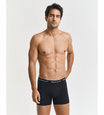 Gant Set di 3 boxer neri semplici