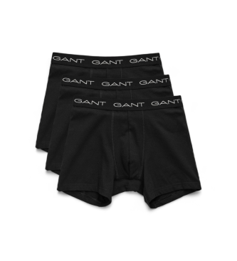 Gant Paket 3 klasičnih boksaric črne barve
