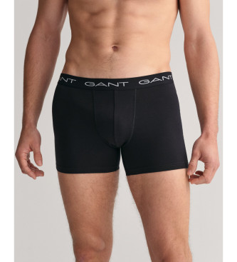 Gant 3er-Pack klassische Boxershorts schwarz