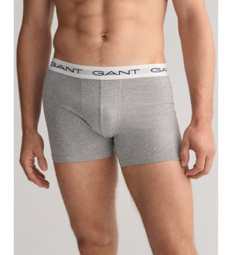 Gant 3-pack klassieke boxershorts grijs, wit, zwart