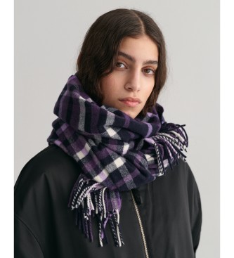 Gant Lilac checked scarf