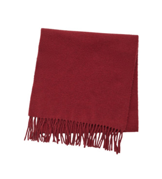 Gant Bufanda de lana rojo