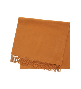Gant Orange knitted woollen scarf