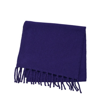 Gant Knitted woollen scarf with fluffy knitted fabric