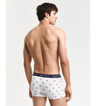 Gant Geschenkverpakking met 3 boxershorts wit, marine, groen