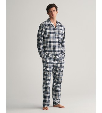 Gant Bote cadeau avec chemise et pantalon de pyjama en flanelle marine