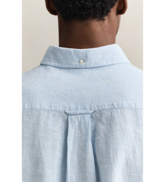 Gant Bl� skjorte i h�rblanding