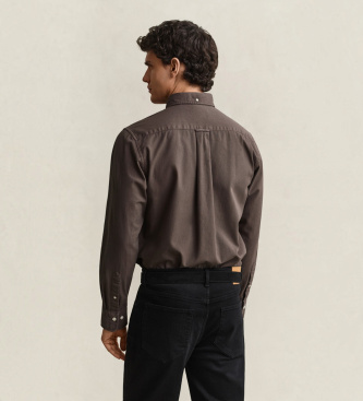 Gant Chemise en sergé marron