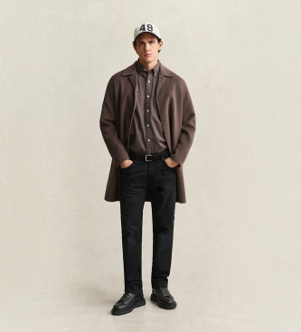 Gant Chemise en sergé marron