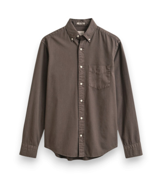 Gant Chemise en sergé marron