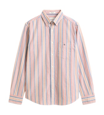 Gant Chemise Oxford classique à rayures multicolores