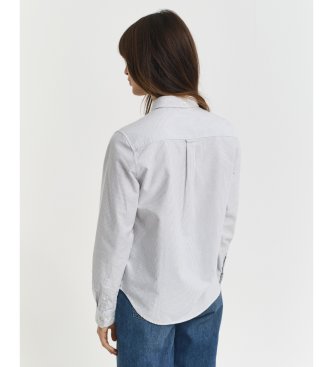 Gant Camisa Oxford de listras azul