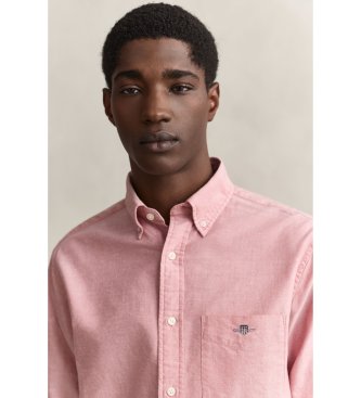 Gant Klassisches Oxford-Hemd Regular Fit rot