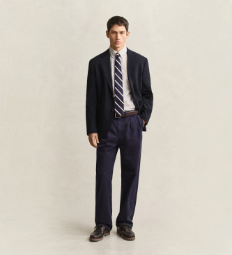 Gant Chemise Oxford classique à rayures beige