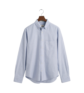 Gant Classic Regular Fit Striped Oxford Shirt blue