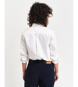 Gant Regular Fit Oxford-skjorte hvid