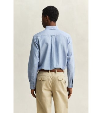Gant Camisa Oxford Regular Fit Archive azul