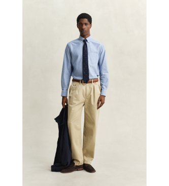 Gant Camisa Oxford Regular Fit Archive azul