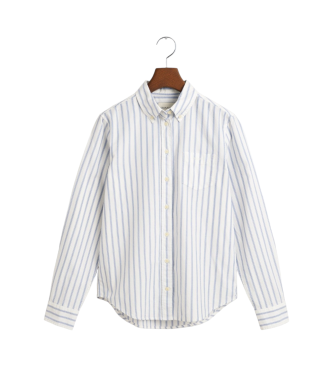 Gant Camisa Oxford de ajuste regular com riscas brancas Archive