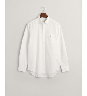 Gant Regular Fit Oxford overhemd wit