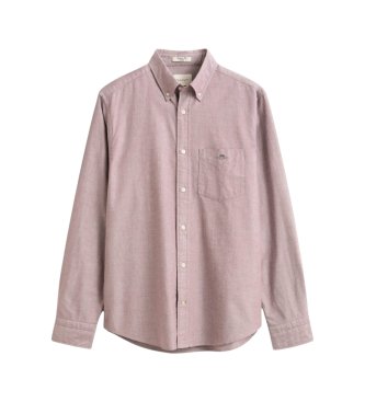 Gant Chemise Oxford Regular Fit Grenat