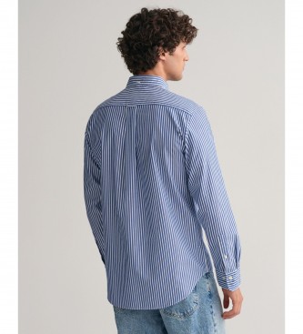 Gant Camicia in popeline a righe blu vestibilit regolare