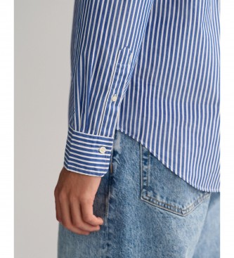 Gant Camicia in popeline a righe blu vestibilit regolare