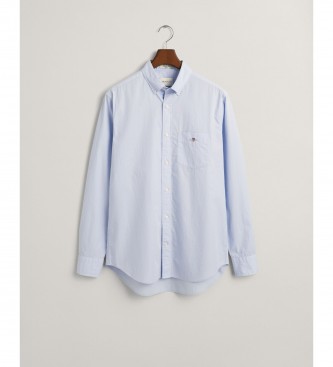 Gant Modra srajca iz polena Regular Fit