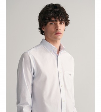 Gant Banker Stripe bl regular fit poplin-skjorte
