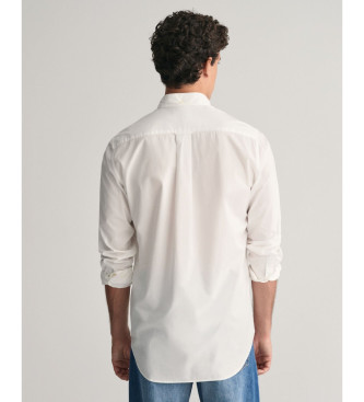 Gant Overhemd Regular Fit popeline wit