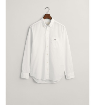 Gant Overhemd Regular Fit popeline wit