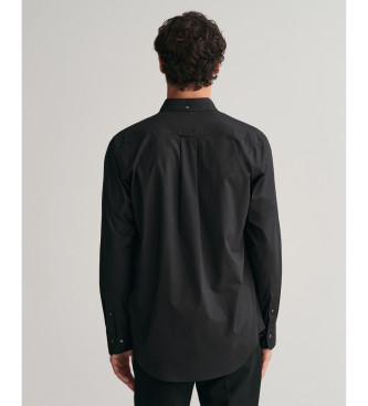 Gant Koszula Poplin o regularnym kroju, czarna